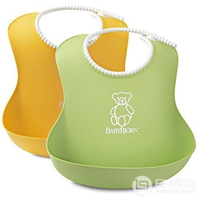 BABYBJORN Soft Bib系列 防碎屑儿童围嘴 2只装 89元